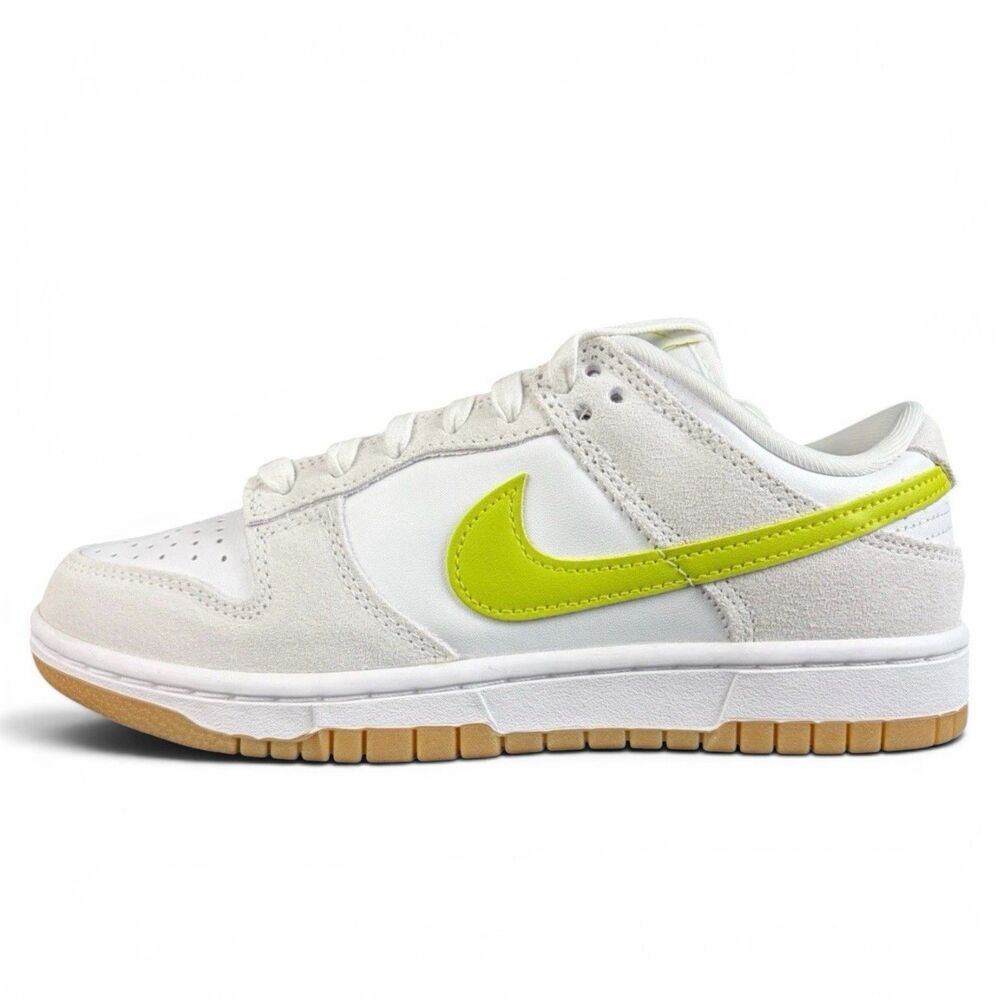 Nike Dunk Low White Cactus Green Gum Women’s Size 7 Shoes w/ Box HJ7335 133